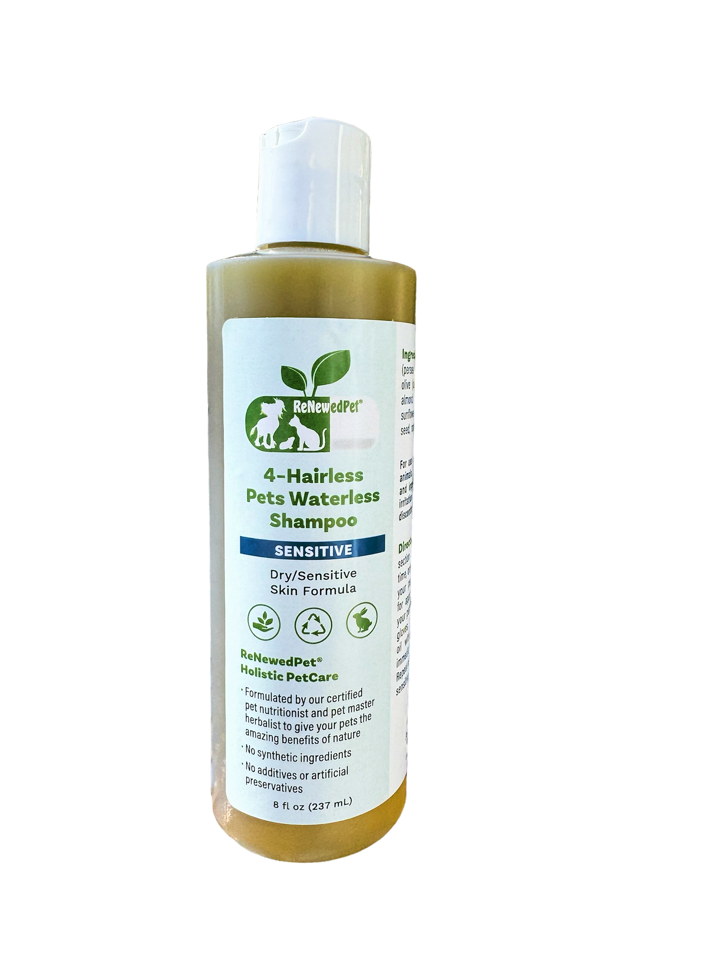 4-HAIRLESS PETS SENSITIVE WATERLESS SHAMPOO - Blessings Grow Meadows