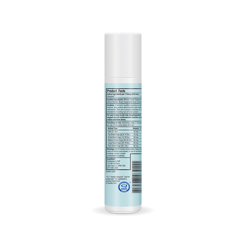 ReNewedPet Cellular Health Ubiquinol supplement for pets in a bottle, supporting pet cellular vitality and overall health.