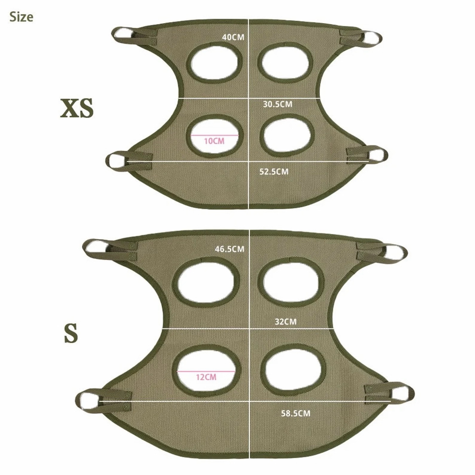 ReNewedPet pet grooming sling supporting pets during grooming, made of durable fabric with adjustable straps for comfort and convenience.