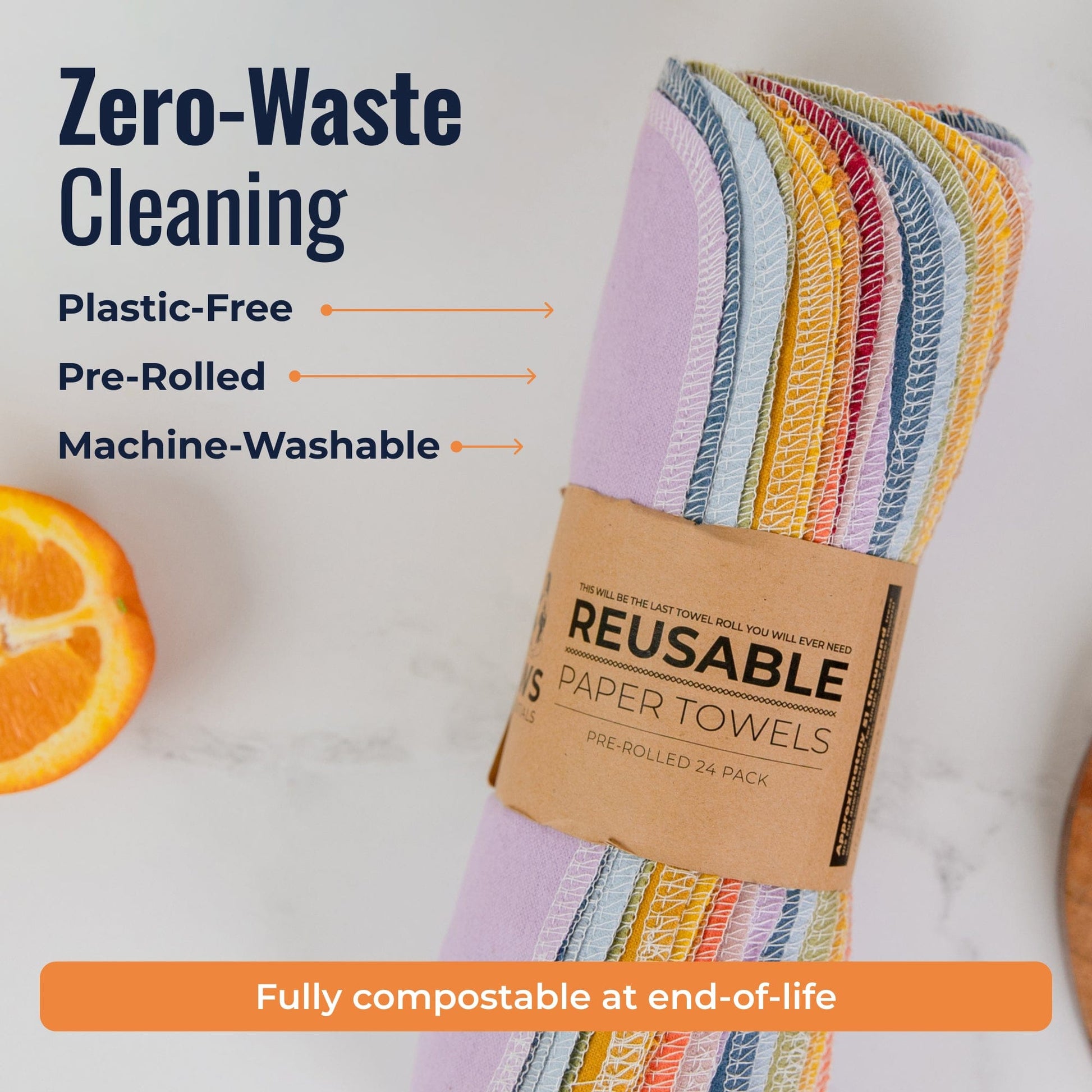 Reusable Paper Towels - ZeroWasteStore.com ~ Blessings Grow Meadows
