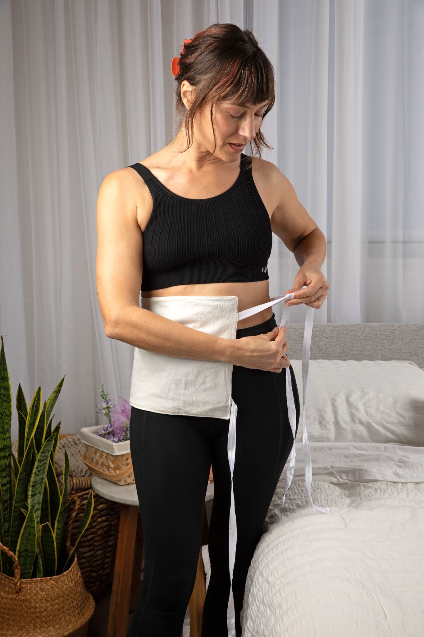 Castor oil wrap LARGE for Liver/Pelvic/Stomach area- 100% Organic & Handmade in USA - Blessings Grow Meadows