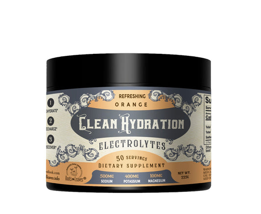 Clean Hydration - Orange - Electrolytes - Blessings Grow Meadows