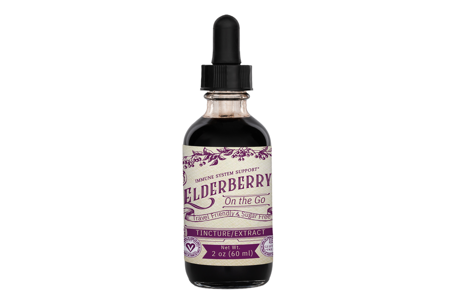 Elderberry Glycerin Extract / Tincture - Blessings Grow Meadows