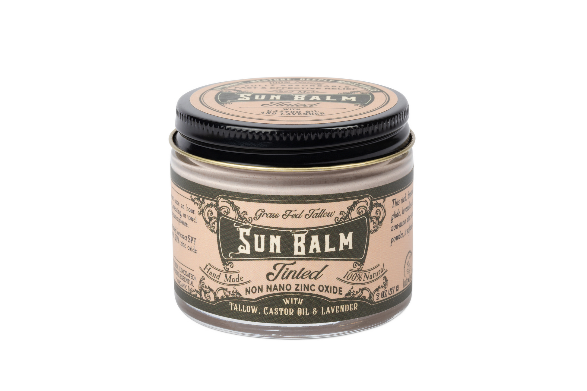 Sun Balm - Tinted Tallow Lavender Sunscreen - Blessings Grow Meadows