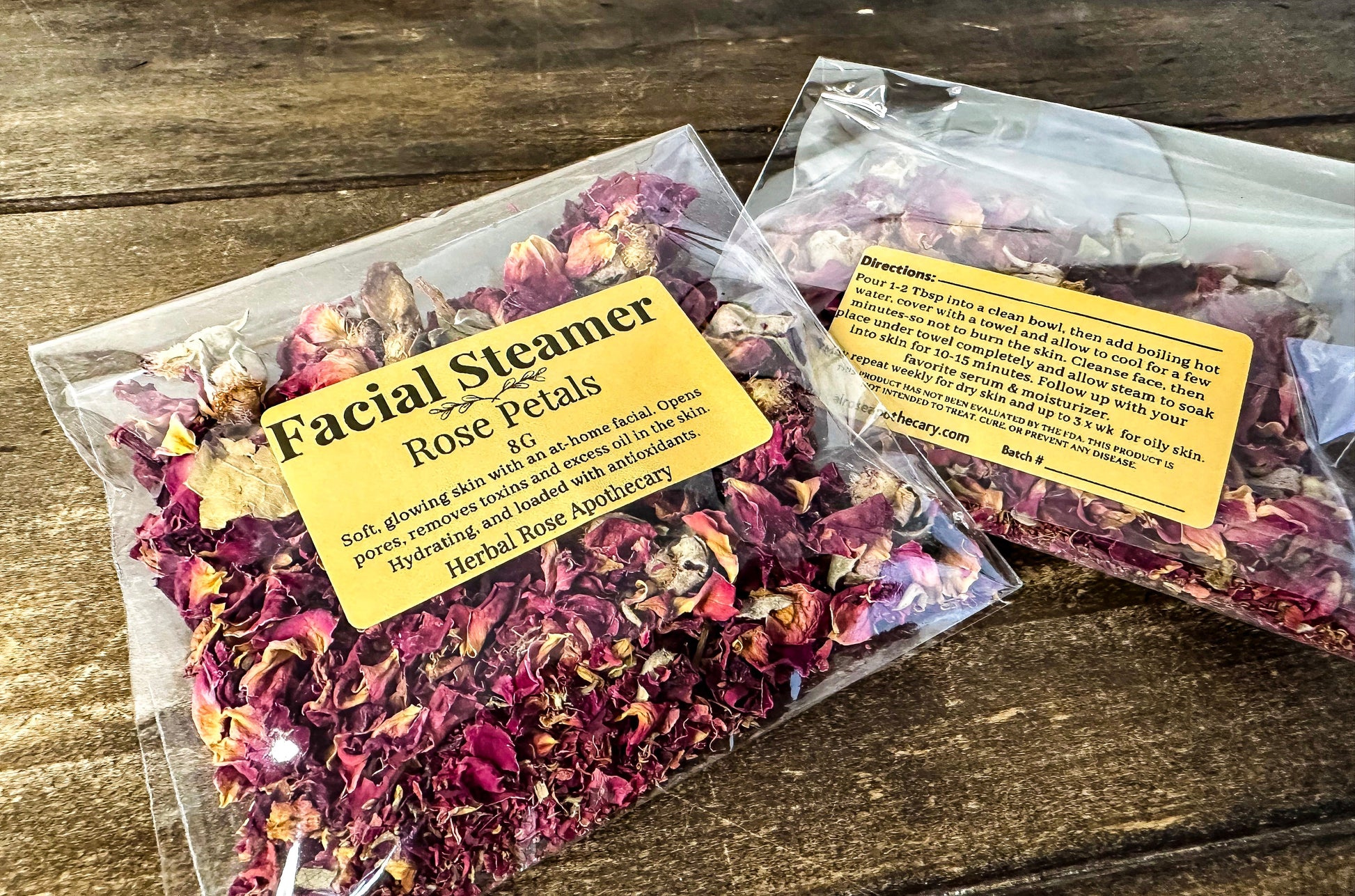 Herbalroseapothecary facial steamer emitting warm steam, designed for skincare and pore cleansing.
