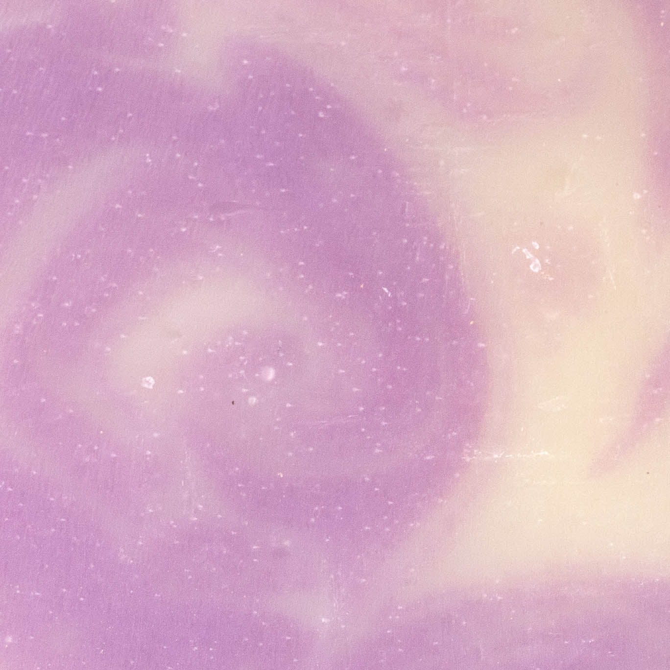 Close-up of Rustic Strength Bar Soap | Lavender features a swirled pastel purple and cream design, created via cold process—ideal for sensitive skin.