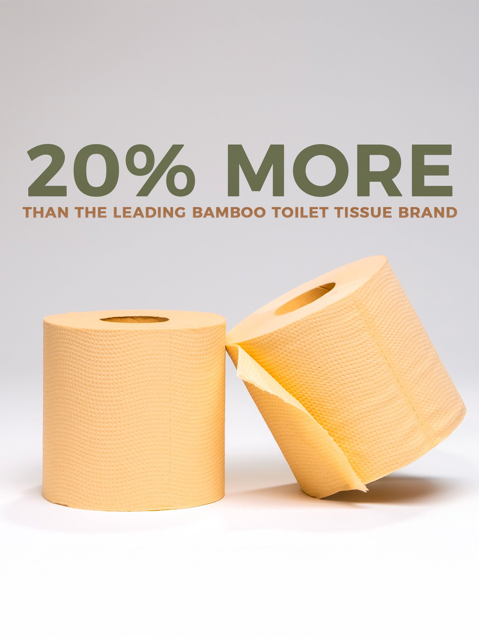 Rustic Strength Panda Eco Paper bamboo toilet paper, 24-roll pack, soft, eco-friendly bamboo toilet tissue for home use.