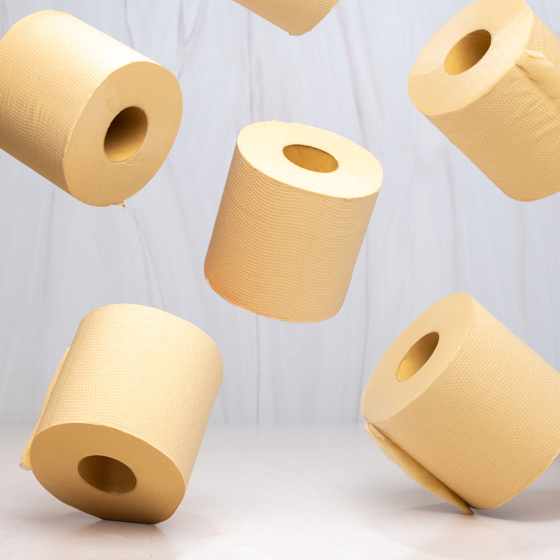 Rustic Strength Panda Eco Paper bamboo toilet paper rolls, eco-friendly and soft, ideal for home and garden use.