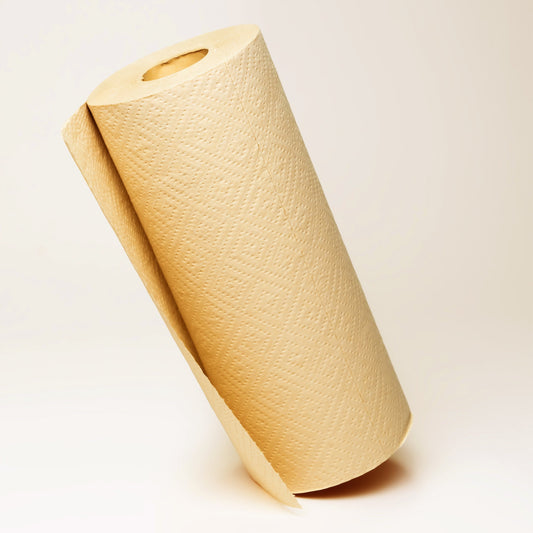 Rustic Strength Panda Eco Paper bamboo paper towels sample for home and garden, eco-friendly and highly absorbent.