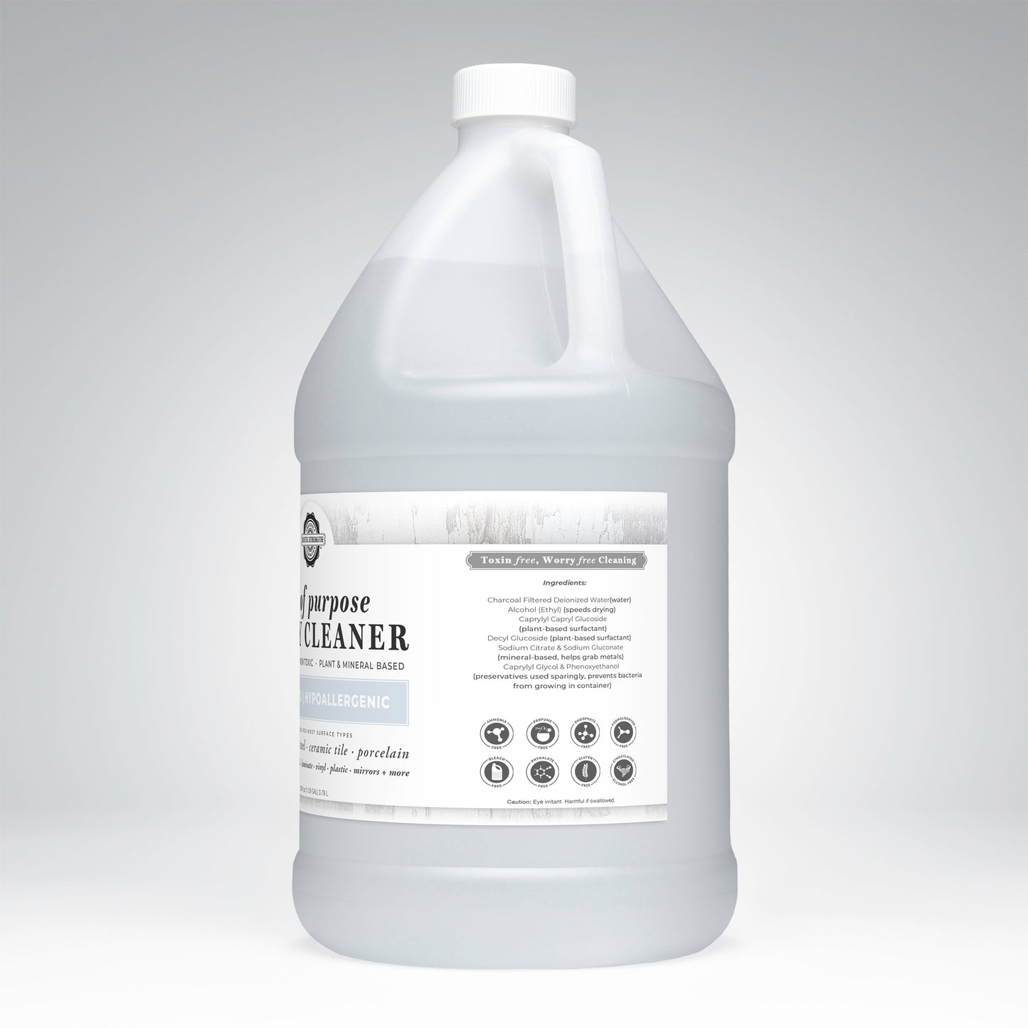 Rustic Strength Unscented Multi-Purpose Spray Cleaner in a 16 oz bottle, designed for versatile cleaning tasks around the home.
