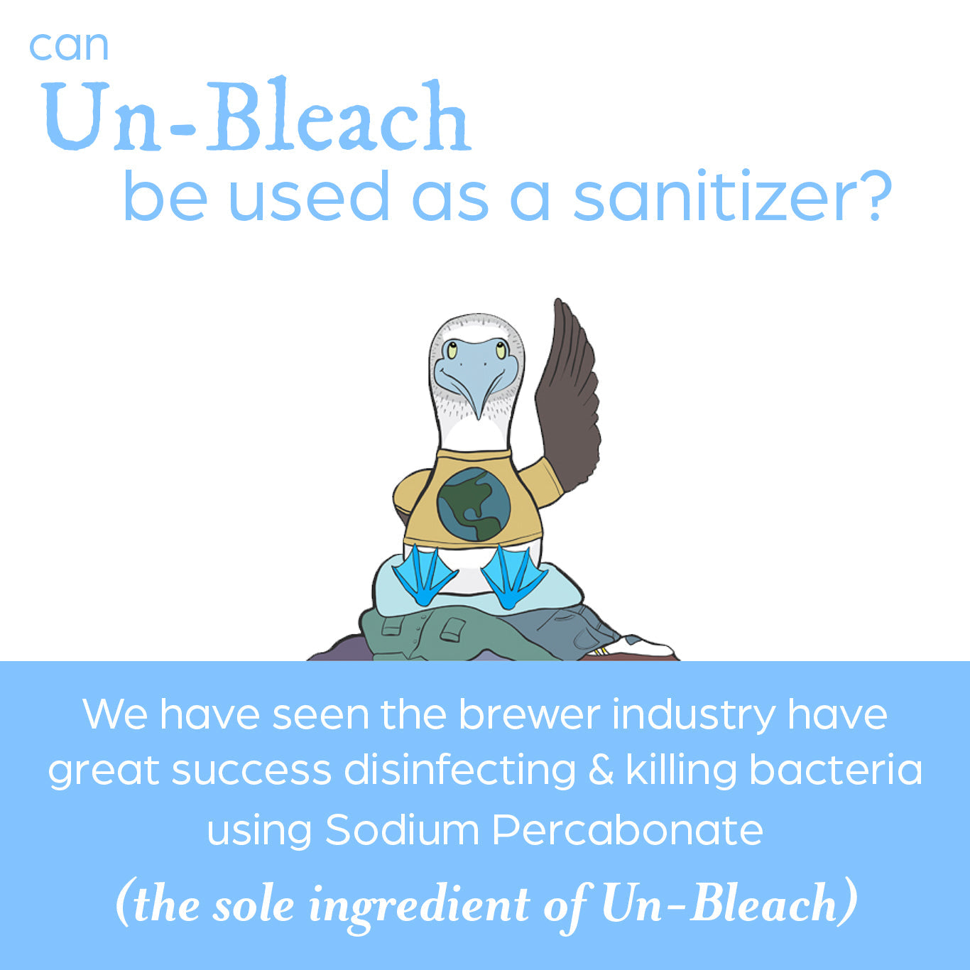 Rustic Strength Un-Bleach multi-purpose cleaner in a 2 lb container, ideal for versatile household cleaning tasks.