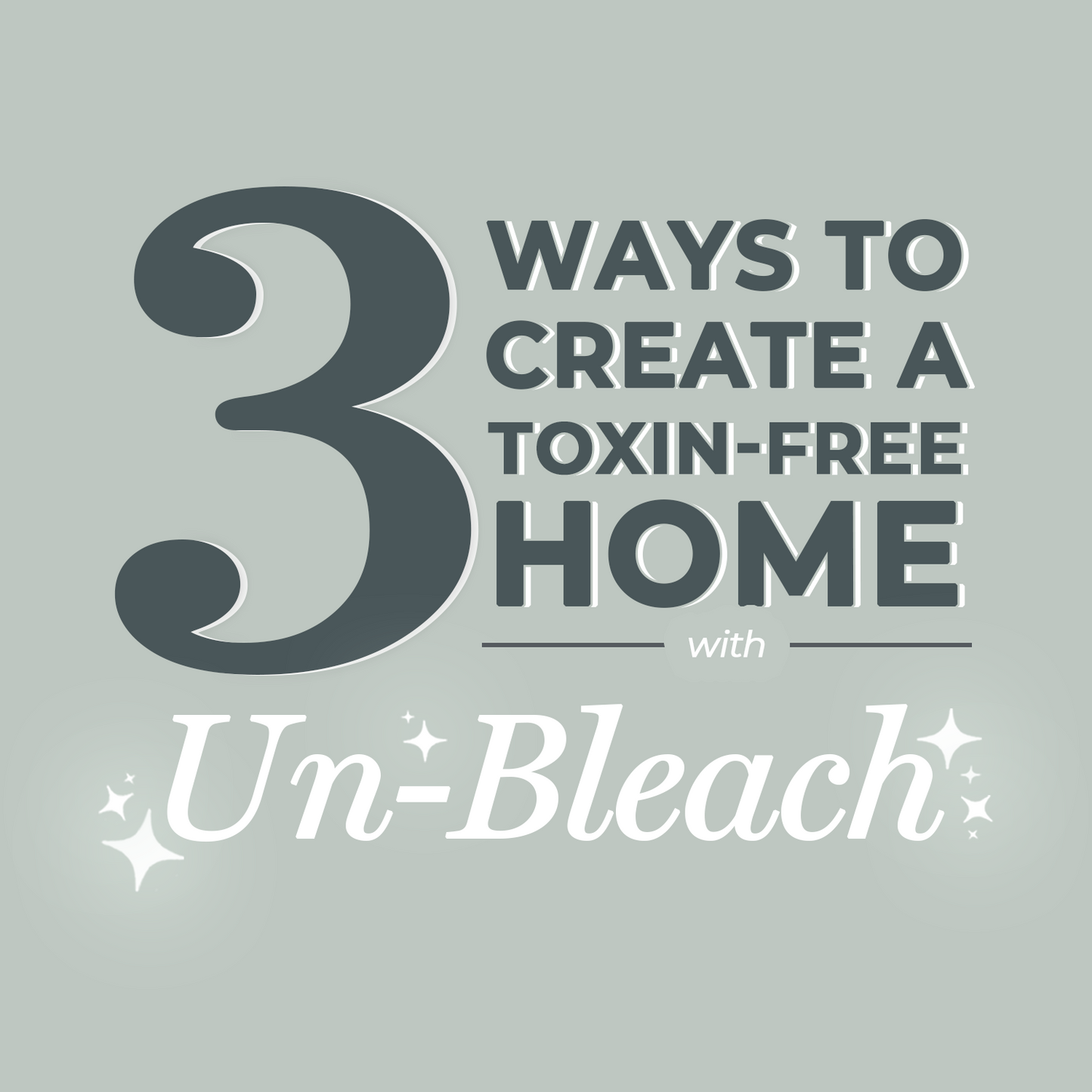 Rustic Strength Un-Bleach multi-purpose cleaner in a 2 lb container, shown in a clean, uncluttered setting with cleaning supplies