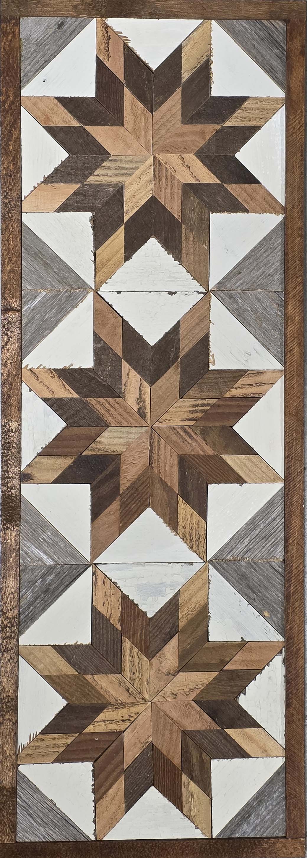 Amish Handmade Barn Quilt - Banner (10.5 in x 30 in)