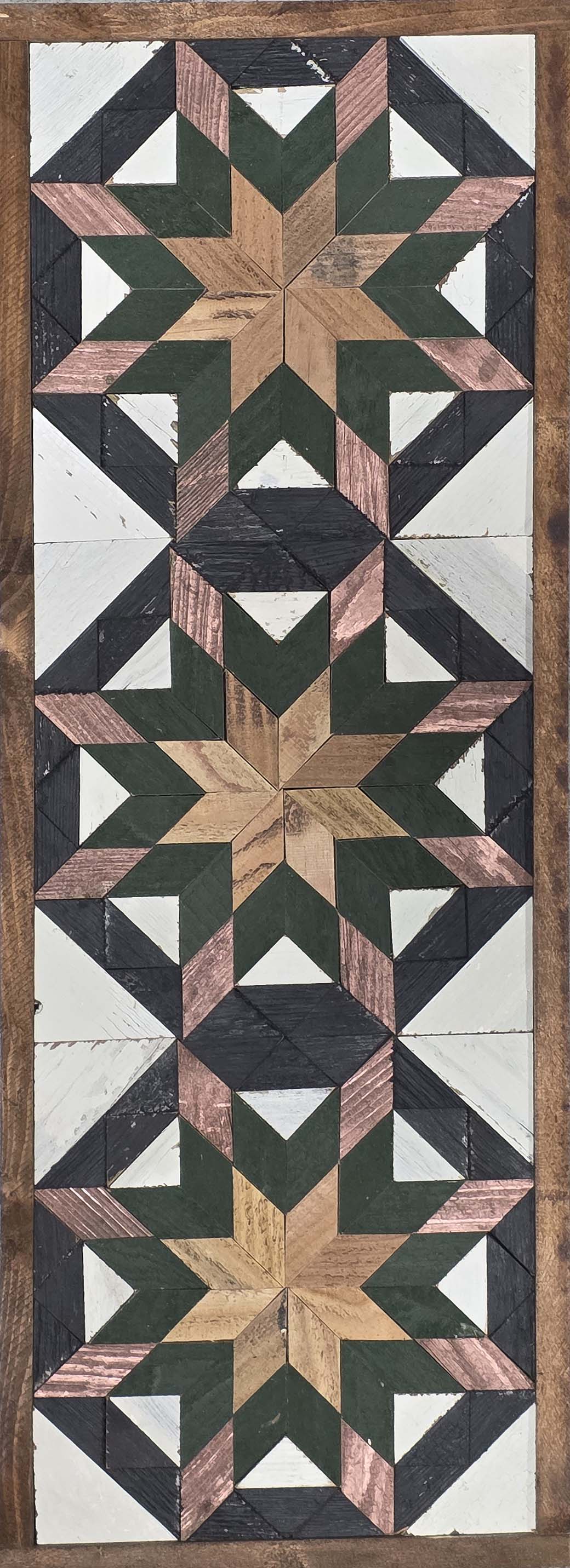 Amish Handmade Barn Quilt - Banner (10.5 in x 30 in)