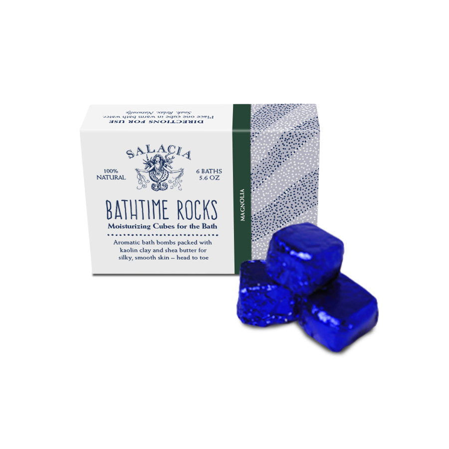 Magnolia BathTime Rocks (Set of 6) - Blessings Grow Meadows - Salacia Salts