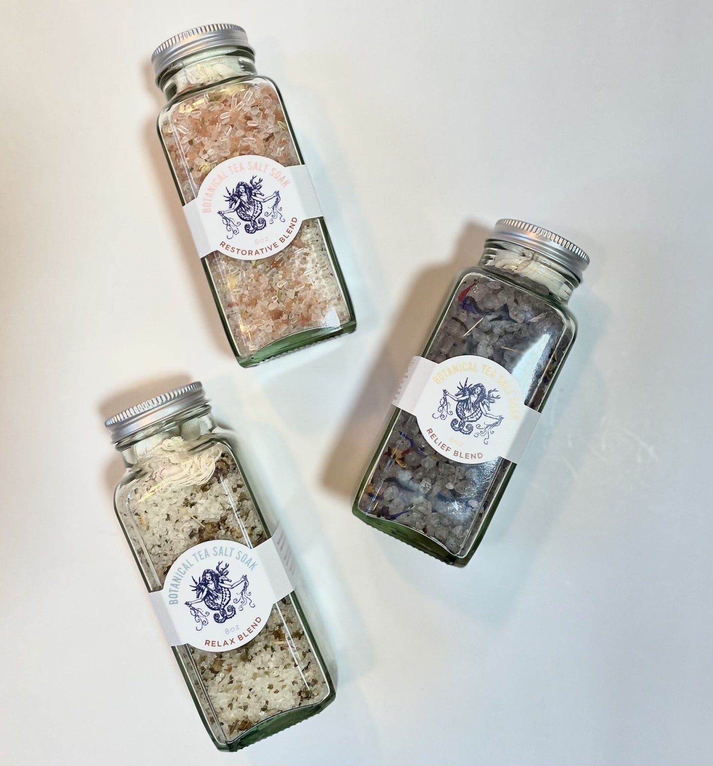 Relief Botanical Tea Salt Soak - Blessings Grow Meadows -