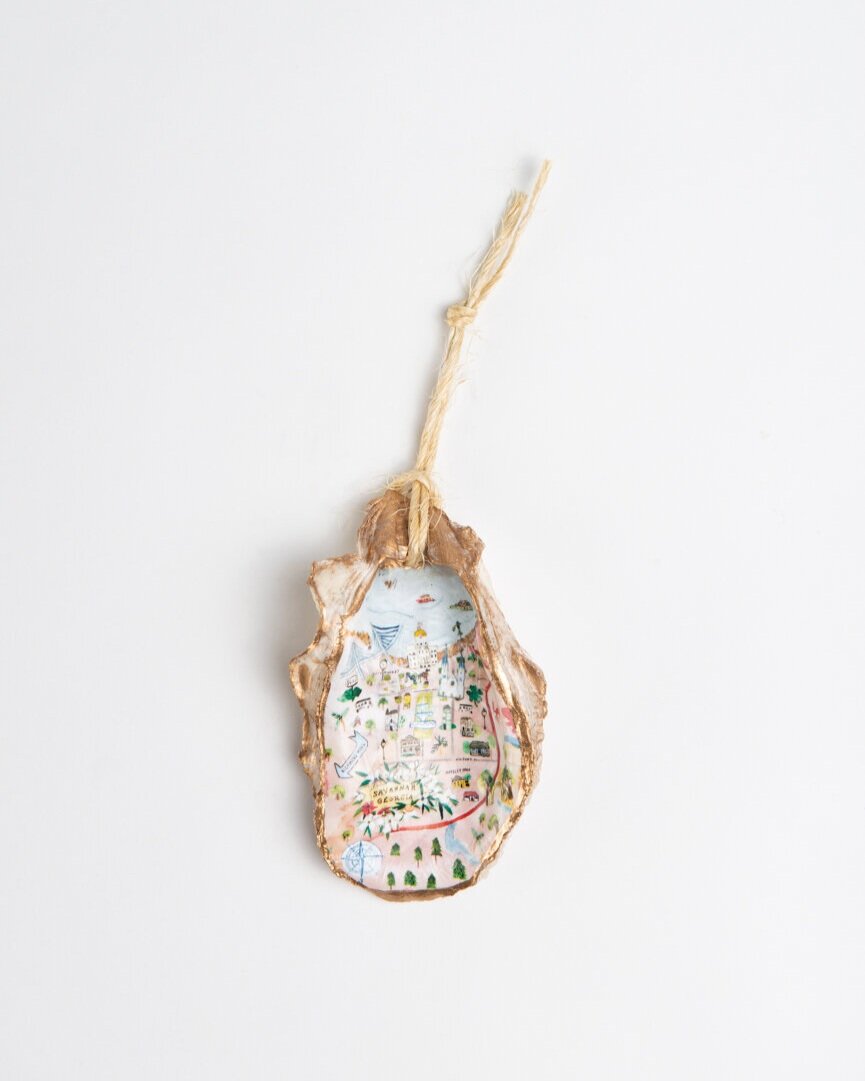 Ornaments made from Oyster Shells - Blessings Grow Meadows -