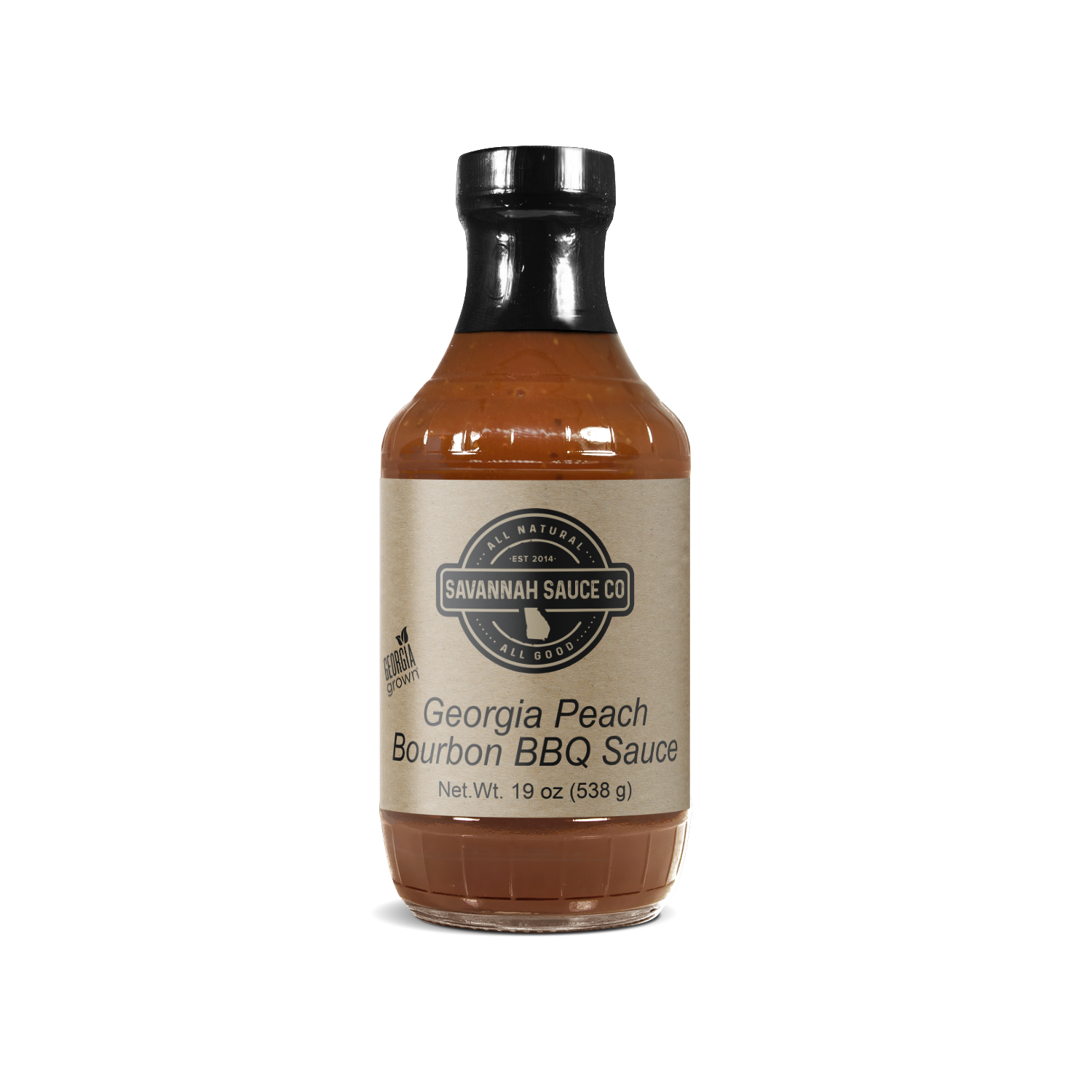 Georgia Peach Bourbon BBQ Sauce - Blessings Grow Meadows