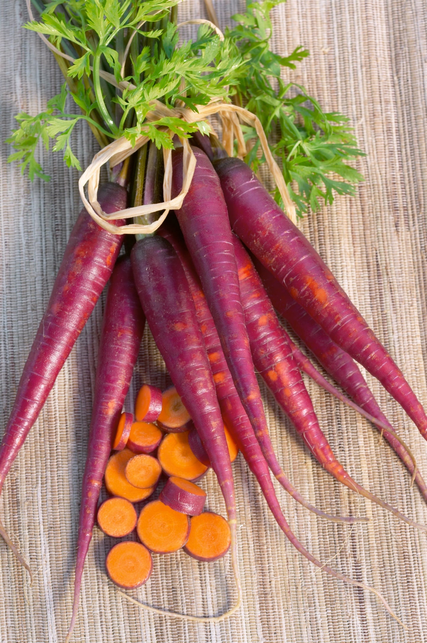 Packet of Seeds 'n Such Cosmic Purple Carrot Seeds with 800 seeds for vibrant purple carrots.