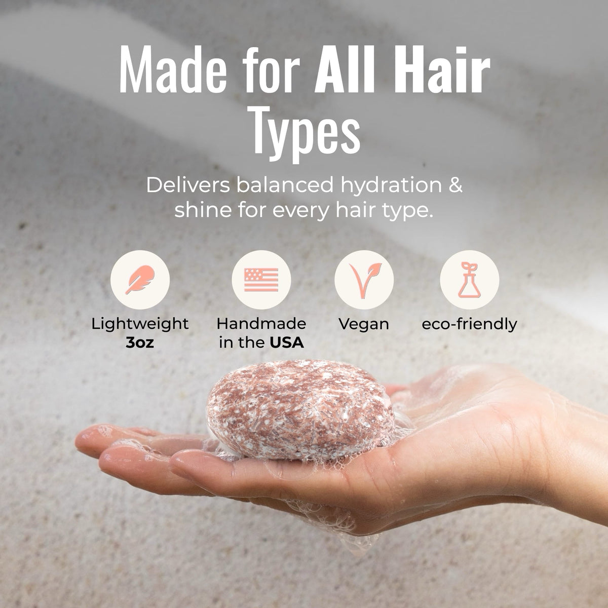 ZeroWasteStore.com shampoo and conditioner bar duo for all hair types, featuring seasonal harvest scent and eco-friendly packaging