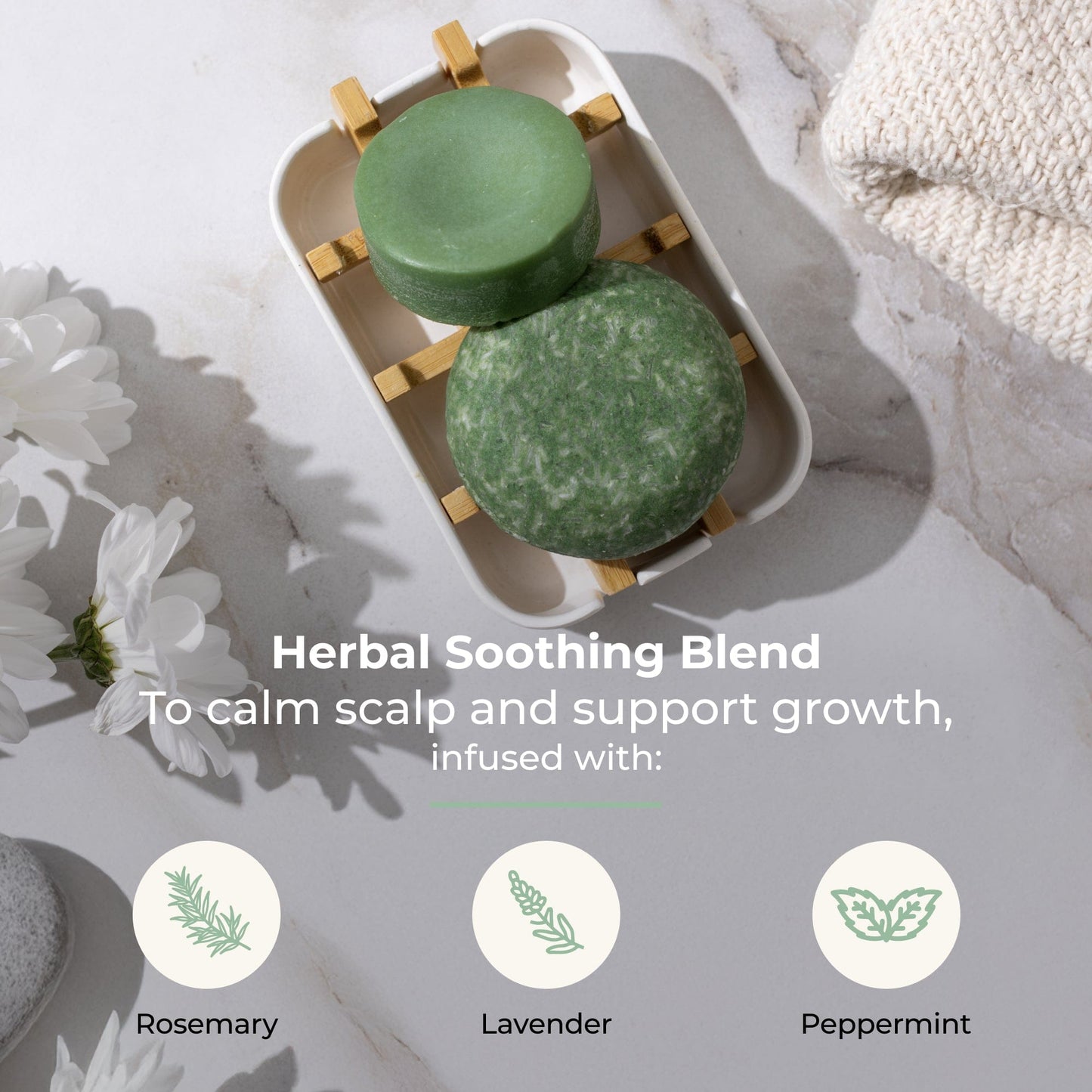 Shampoo & Conditioner Bar Duo - ZeroWasteStore.com ~ Blessings Grow Meadows