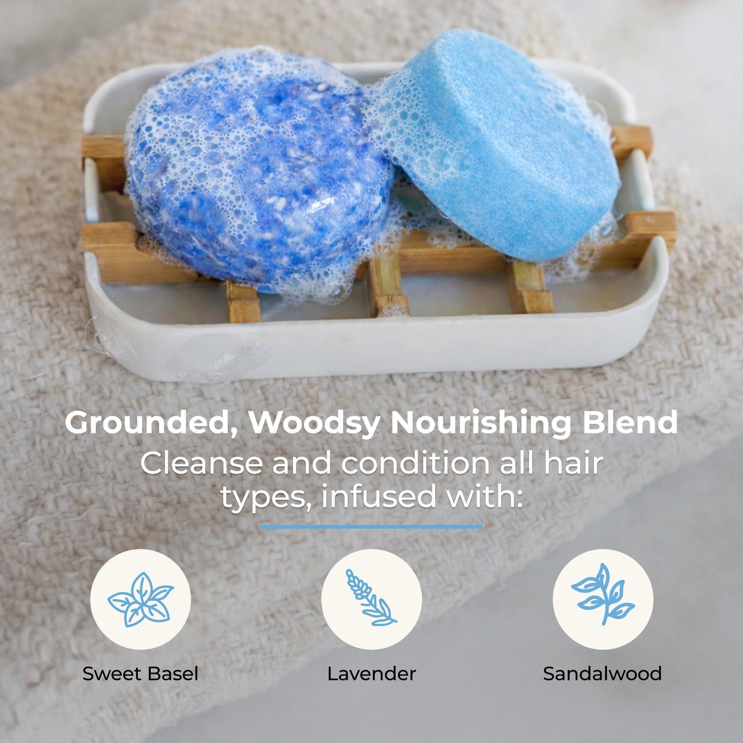 Shampoo & Conditioner Bar Duo - ZeroWasteStore.com ~ Blessings Grow Meadows