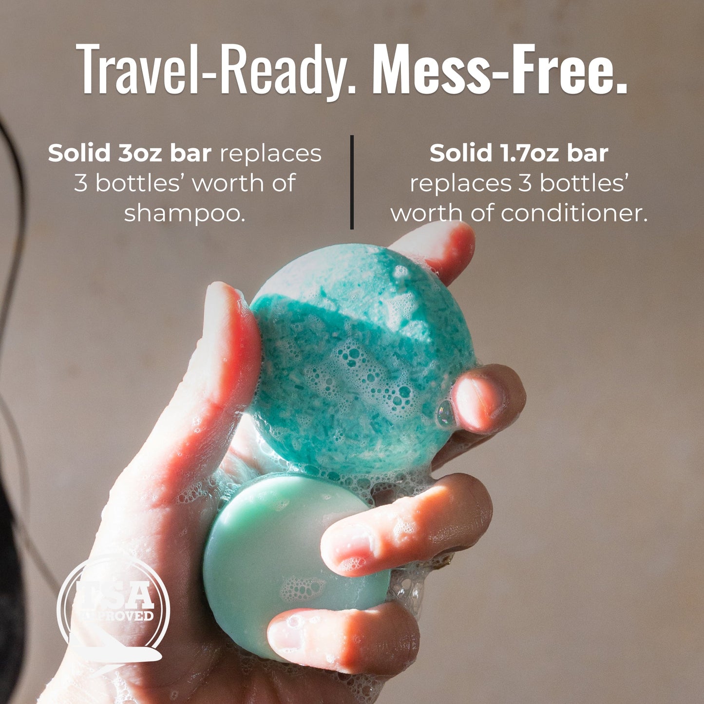 Shampoo & Conditioner Bar Duo - ZeroWasteStore.com ~ Blessings Grow Meadows
