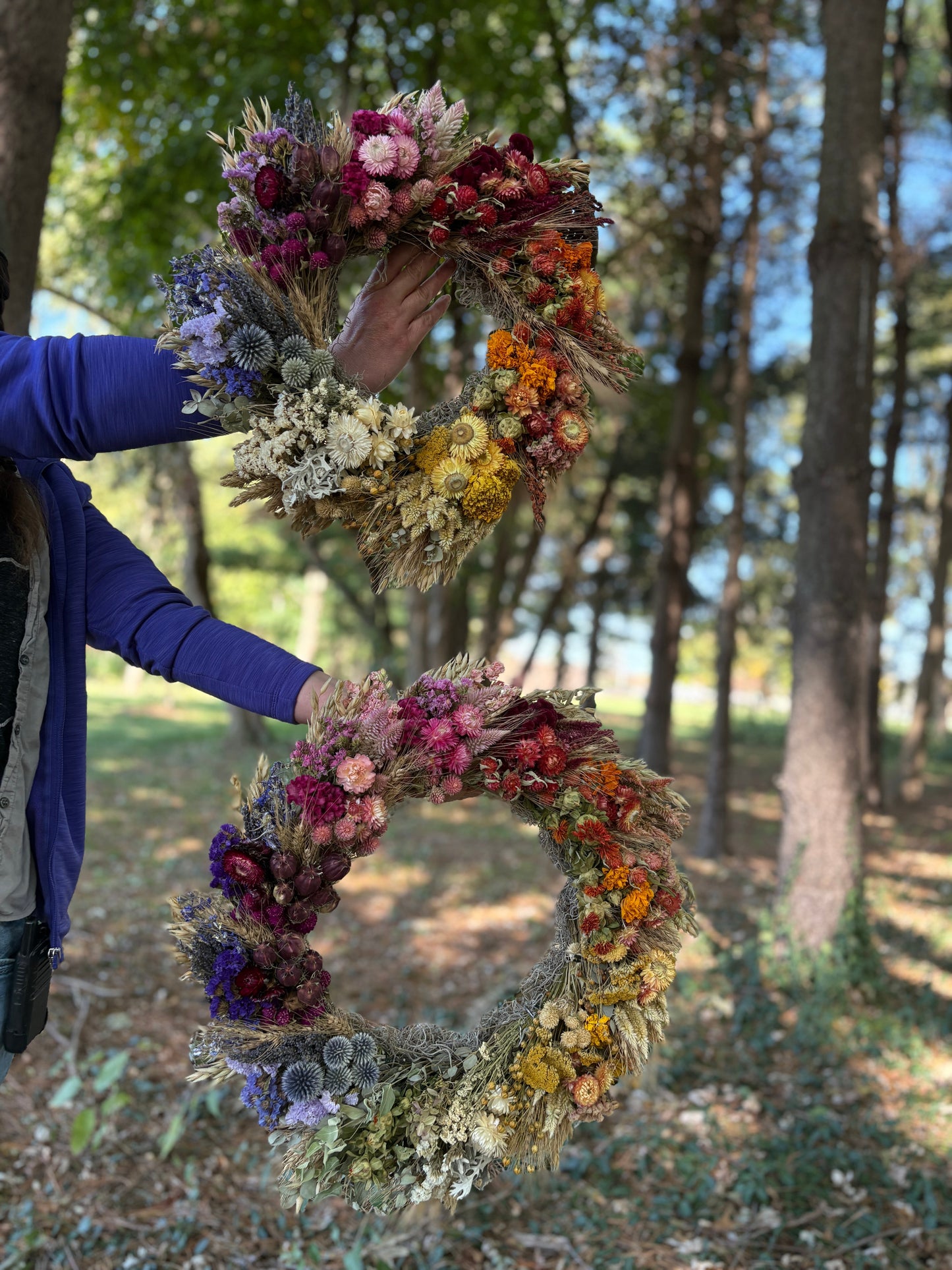 Dried Wreath-Over the Rainbow