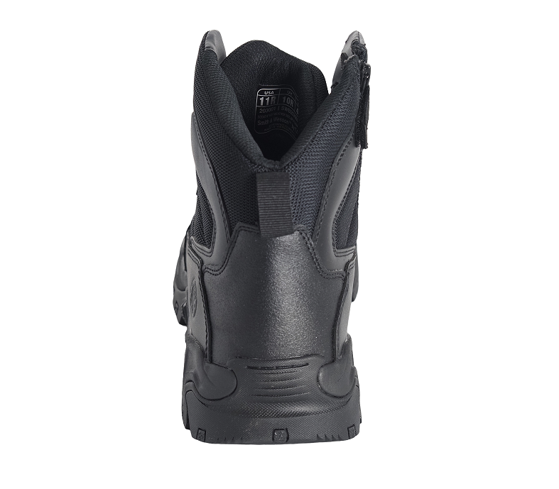 Smith & Wesson Scout Hot Weather 6-inch side zip footwear with polishable toe, designed for durability and comfort.