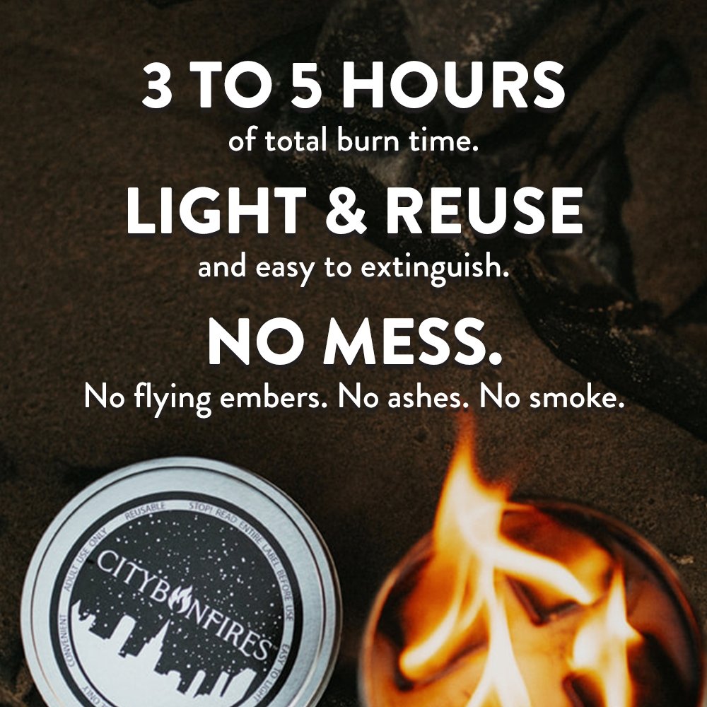 City Bonfires S'mores Night Pack for outdoor gatherings, includes marshmallows, chocolate, and graham crackers for making s'mores.
