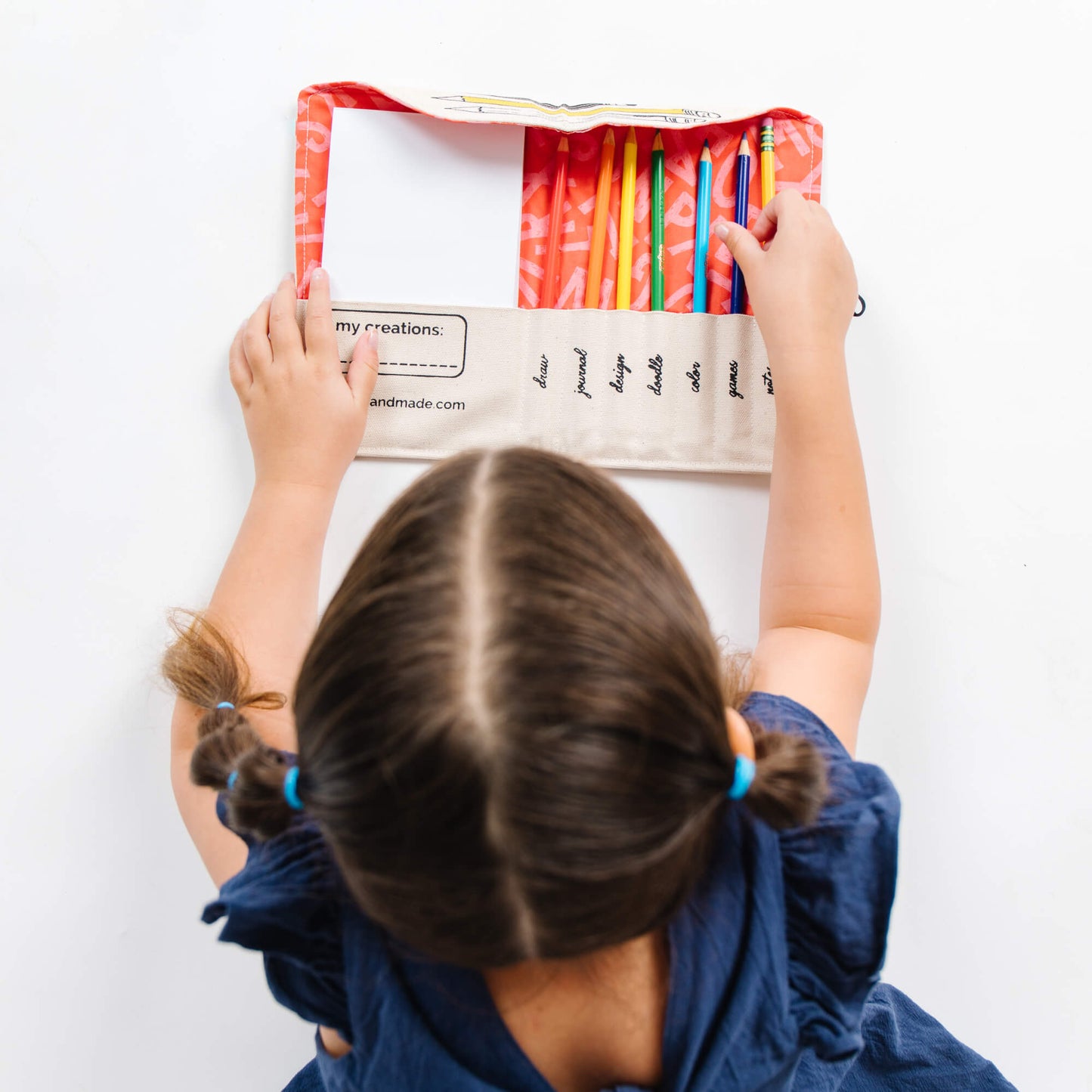 Travel Pencil Case: "My daughter loved it, beautiful design" - Blessings Grow Meadows