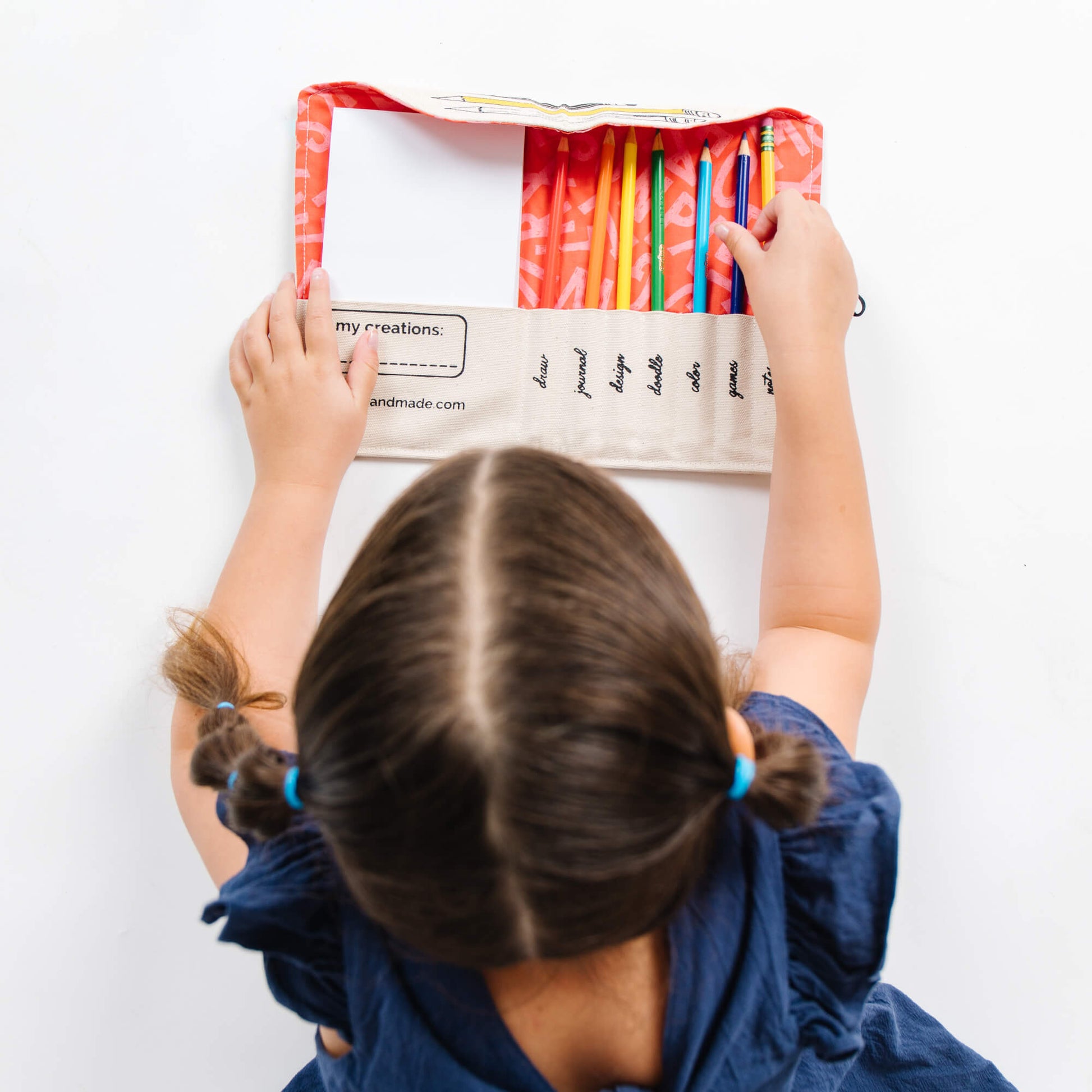 Travel Pencil Case: "My daughter loved it, beautiful design" - Blessings Grow Meadows