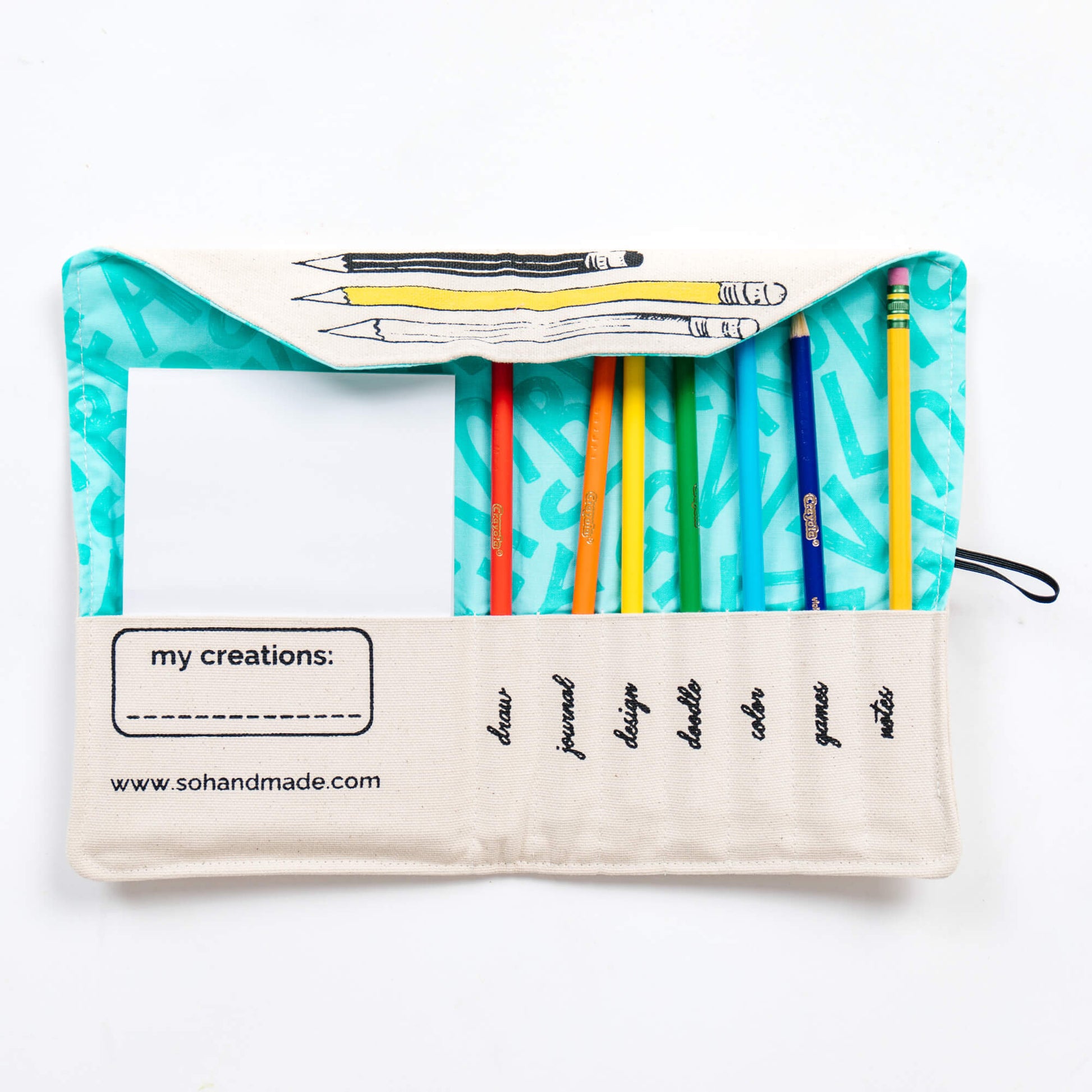 Travel Pencil Case: "My daughter loved it, beautiful design" - Blessings Grow Meadows