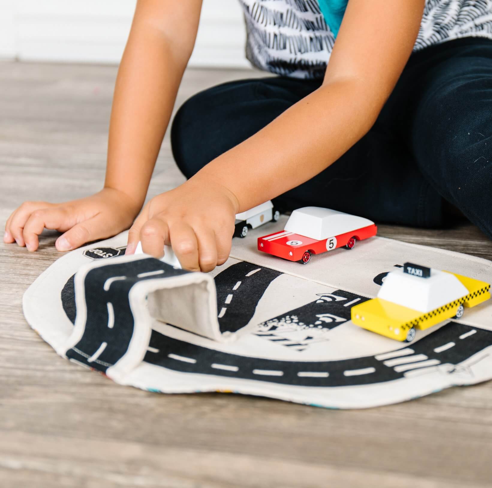 Car Play Mat: "The fun mat is so easy to travel with!" - Blessings Grow Meadows