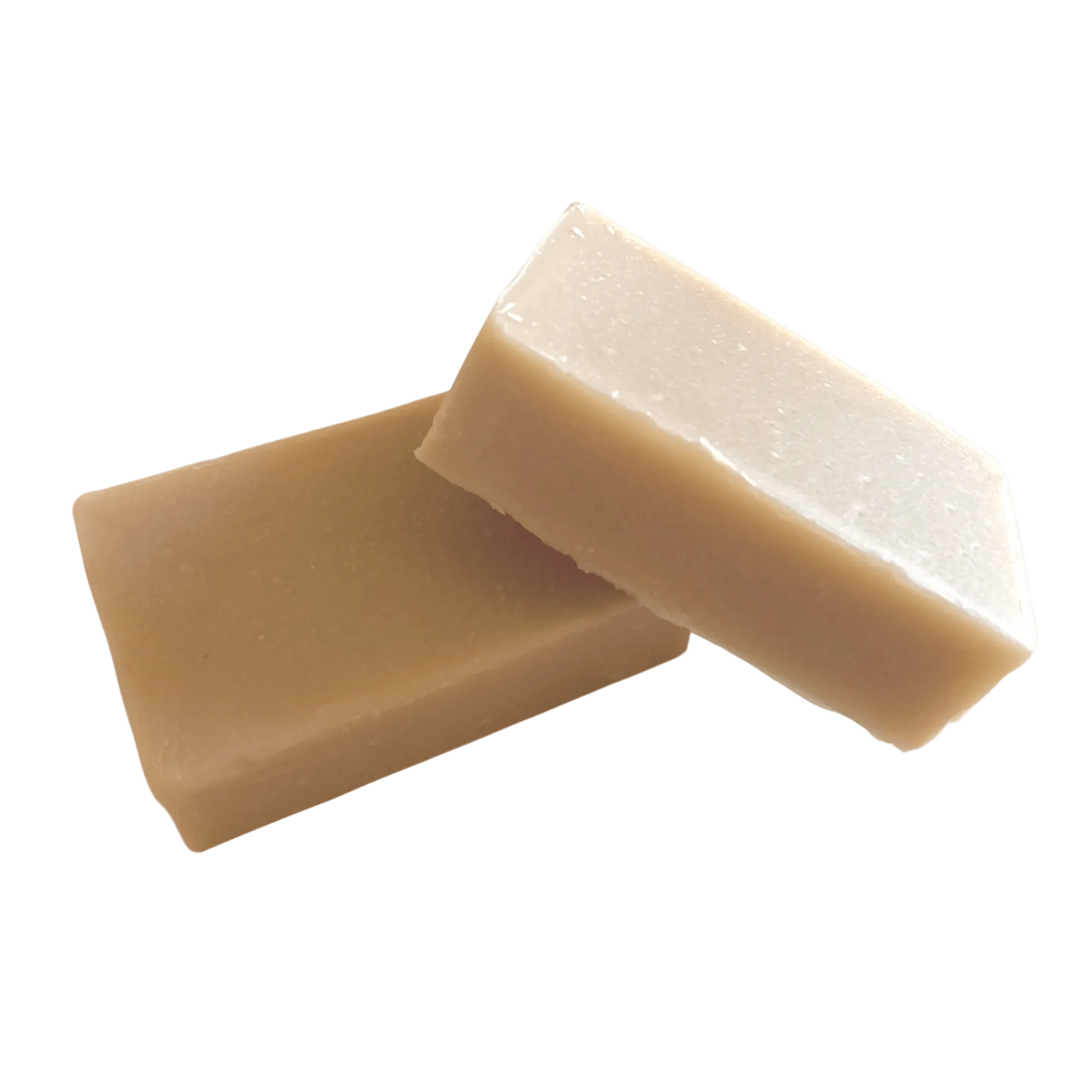Reflism Almond Coconut soap bar, natural personal care product with almond and coconut ingredients, shown in a close-up image.