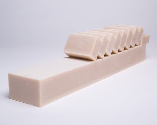 Lavender, eucalyptus, and chamomile soap bar by Soap for Sinners, featuring a soothing natural ingredients blend.