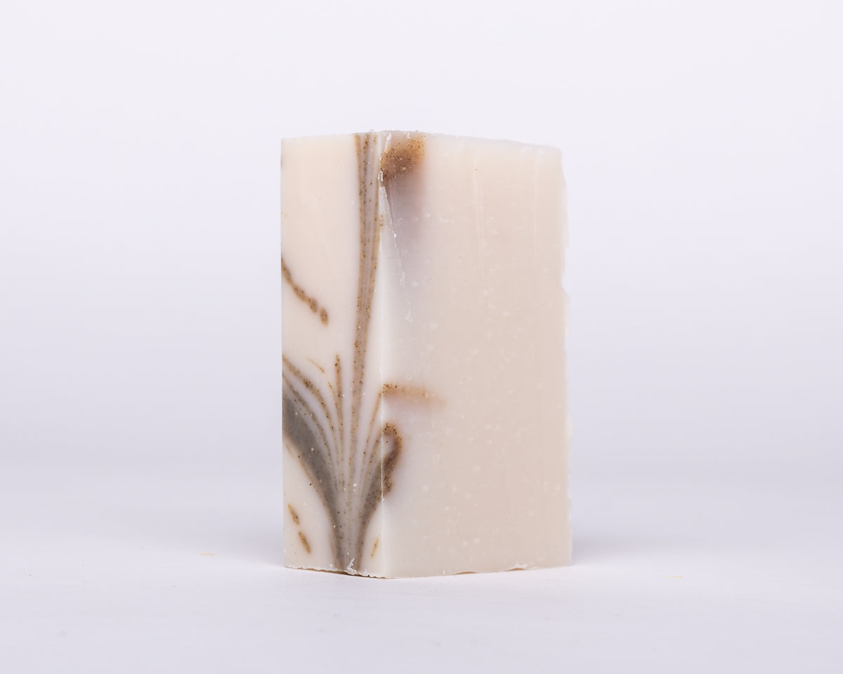Bar of Soap for Sinners spearmint with rosemary, natural soap featuring a fresh green color and herbal scent.