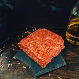 Square image of Five Oaks Farm Wagyu's FOF The Wagyu Welcome Box with assorted Wagyu beef cuts on a wooden board.