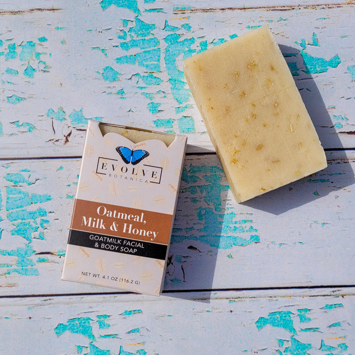 Standard Soap - Oatmeal, Milk & Honey (Goatmilk Facial & Body Soap) - Evolve Botanica ~ Blessings Grow Meadows