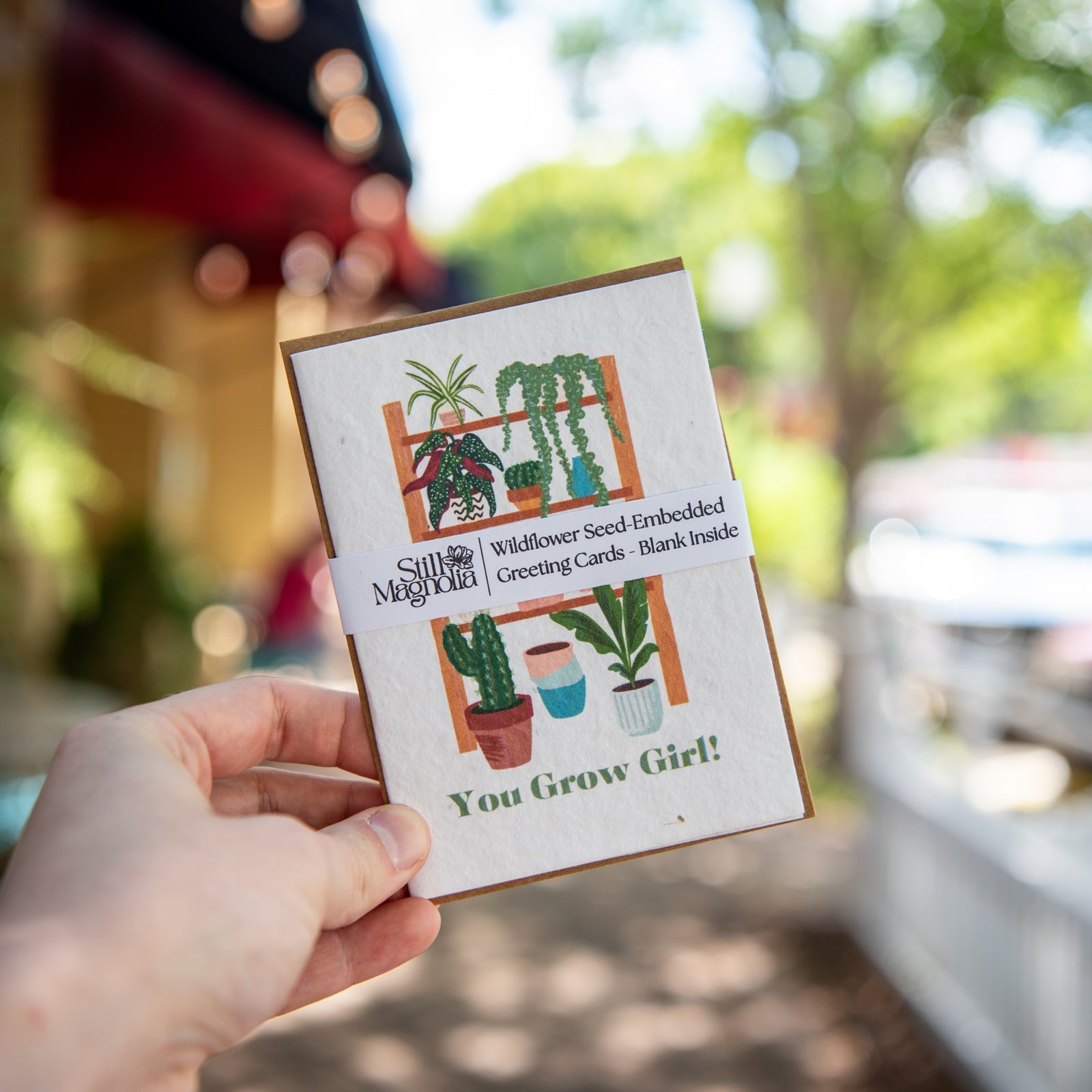 You Grow Girl - Plantable Seed Card - Blessings Grow Meadows -