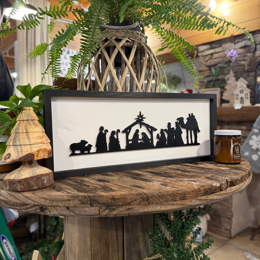 Nativity sign - Blessings Grow Meadows -