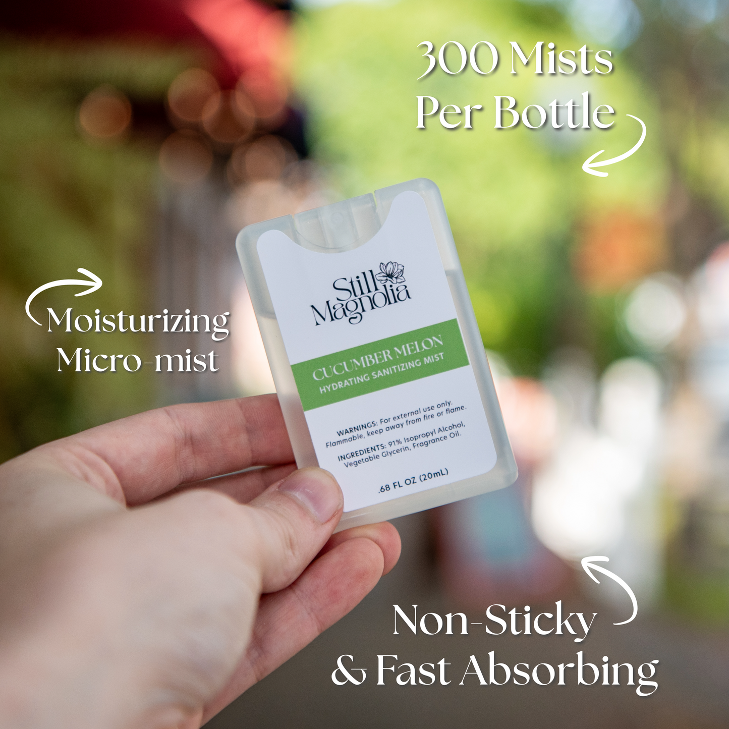 Cucumber Melon - Hydrating Sanitizing Mist - Blessings Grow Meadows