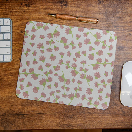 Purple Floral - Mouse Pad - Blessings Grow Meadows -