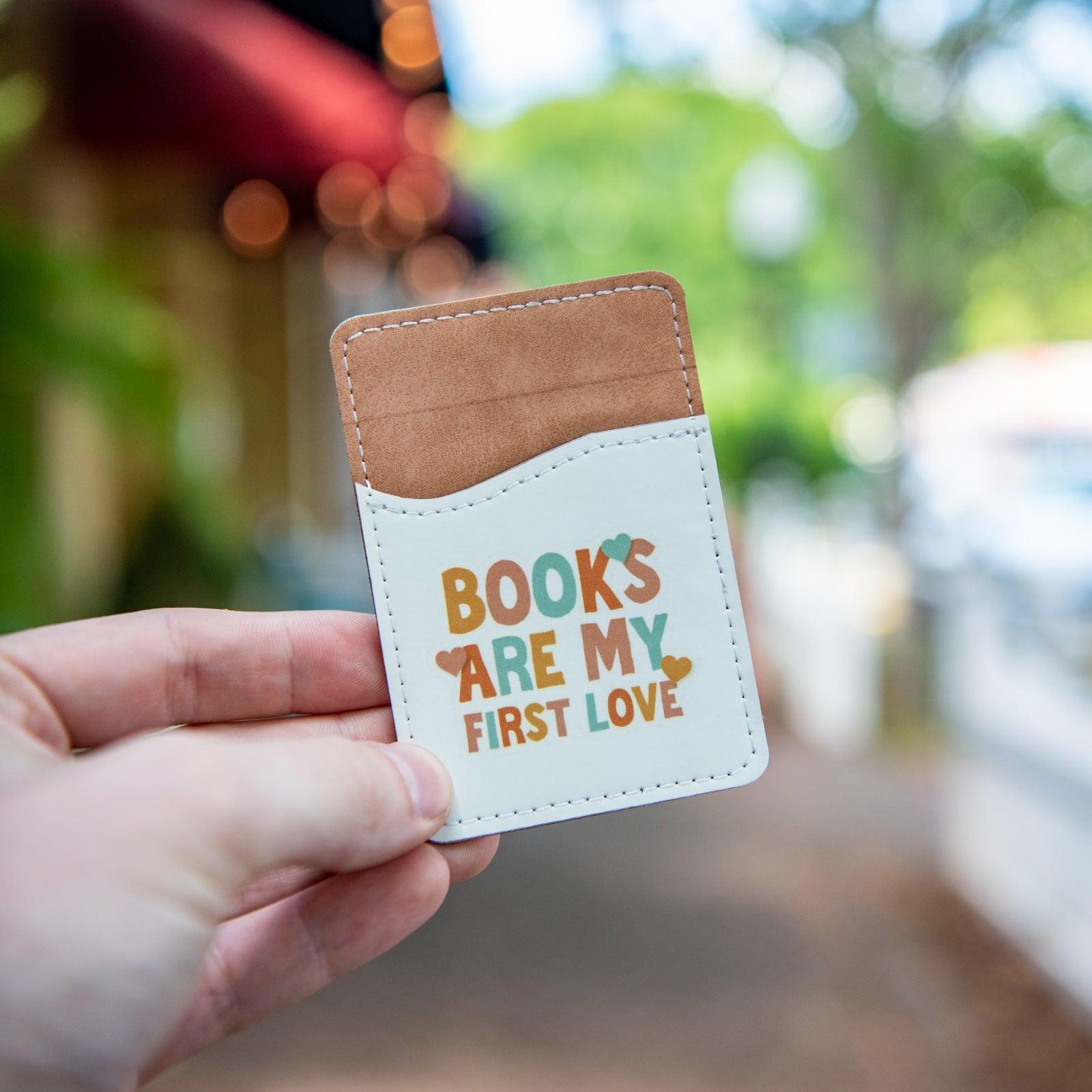 Books Are My First Love - Phone Wallet - Blessings Grow Meadows -