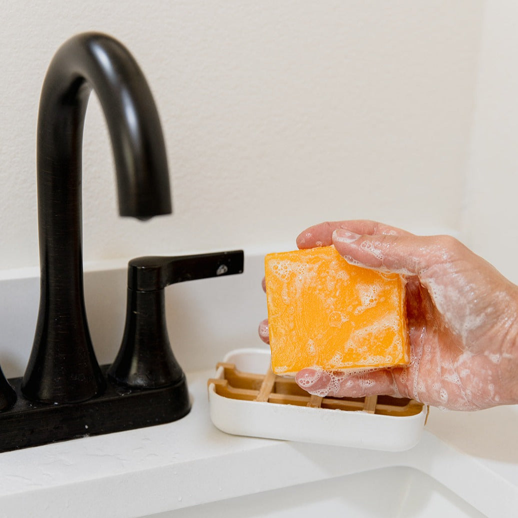 Zero Waste Glycerin Soap Bar - Suds & Eco, 4.5oz - Blessings Grow Meadows