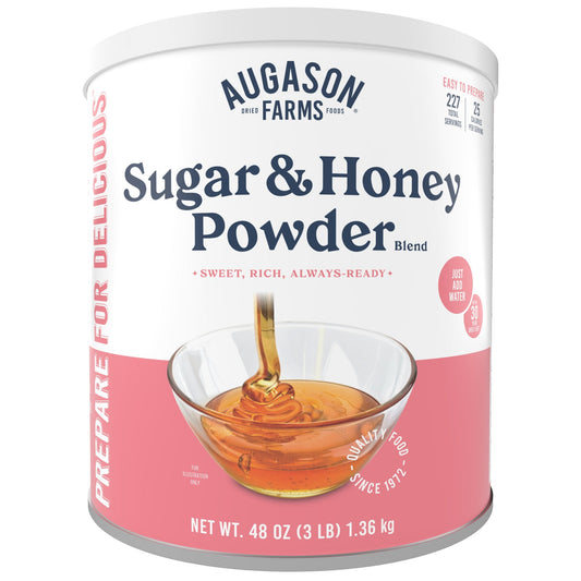 Sugar & Honey Powder Blend Can, 227 Servings - Blessings Grow Meadows