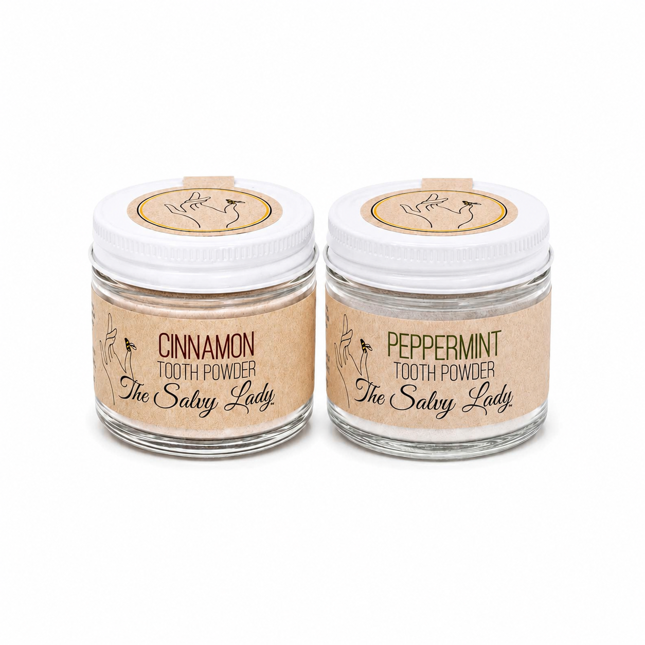 BuyNebraska.com's sweet Tooth Powder bath and body product in multiple flavors, fluoride-free, 2 oz jar.