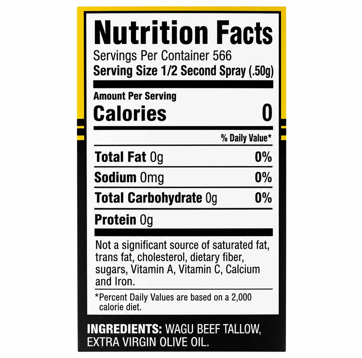 Wagyu beef tallow cooking oil spray in 10 oz spray bottle, natural food product from Cornhusker Kitchen for flavorful cooking.