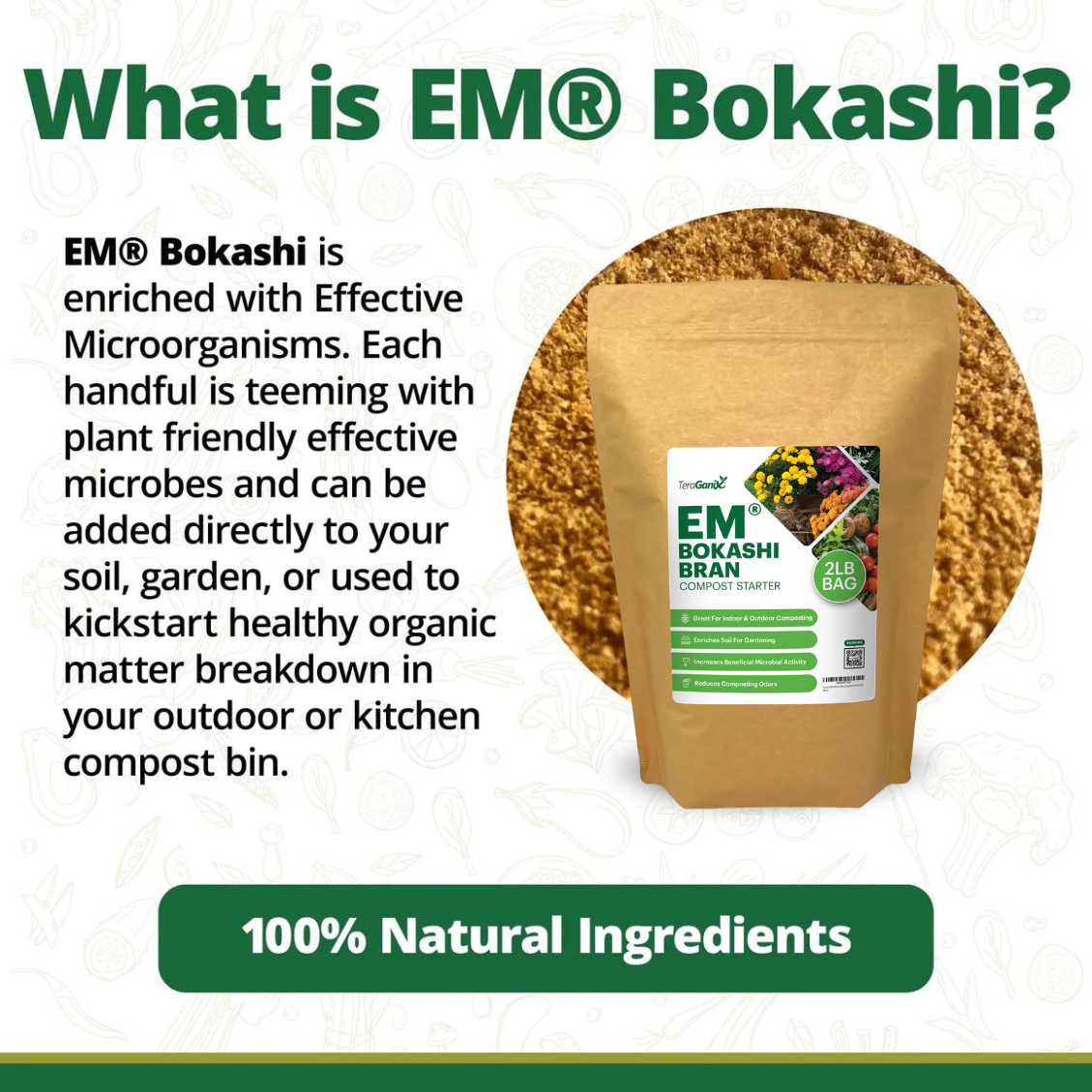 EM Premium Bokashi Bran - Blessings Grow Meadows