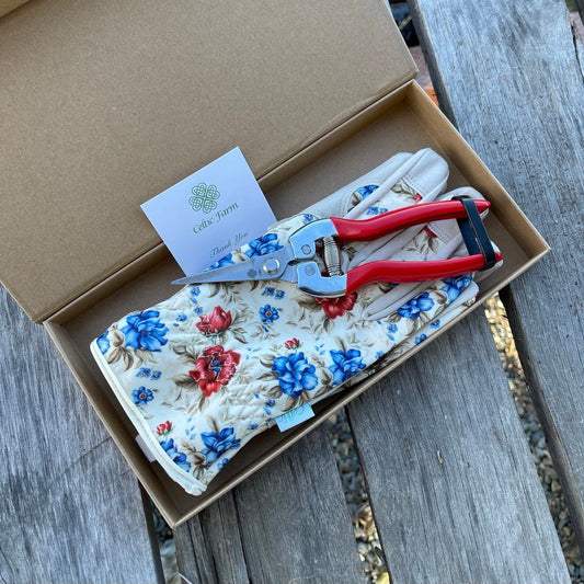 Garden Gift Box - Gloves and Needle Snips - Blessings Grow Meadows